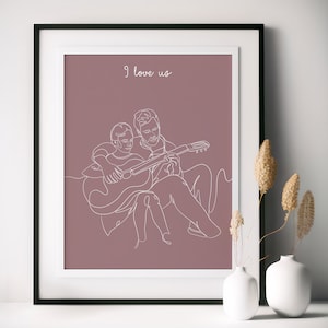 Disegno a tratto personalizzato, Disegno a tratto personalizzato, Disegno a tratto singolo, Regalo di Natale, Disegno da foto, Regalo per lui, Disegno a tratto singolo, ASAP