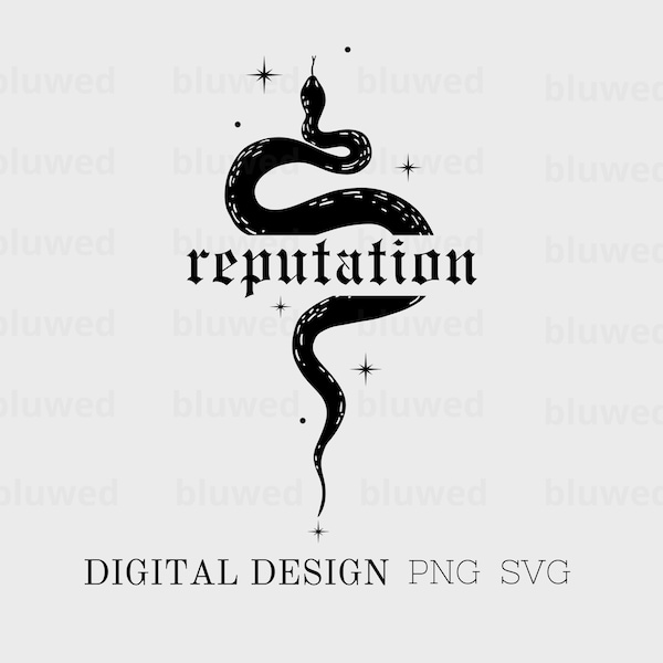 Taylor Swift Reputation Snake png svg, Reputation merch, Swiftie gift, Rep snake Png, Swiftie, Snake Reputation Era,digital design