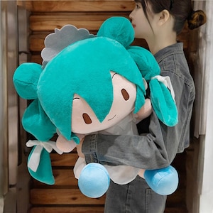 Big size Hatsune Miku plush toy cute anime stuffed doll