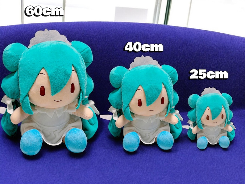 Big size Hatsune Miku plush toy cute anime stuffed doll