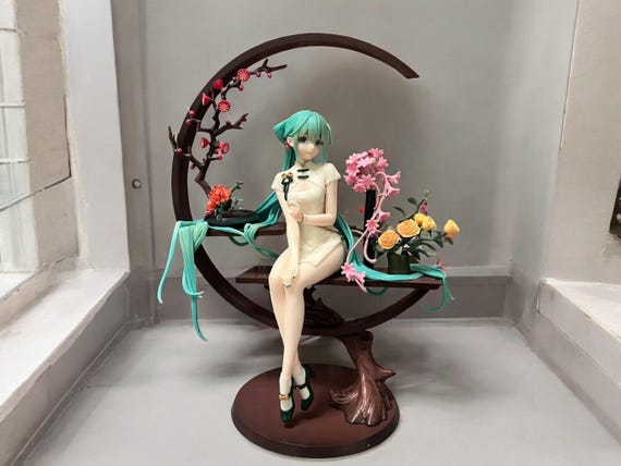 25CM Hatsune Miku Anime Figure - Kawaii PVC Model Doll - Collectible Christmas Ornament