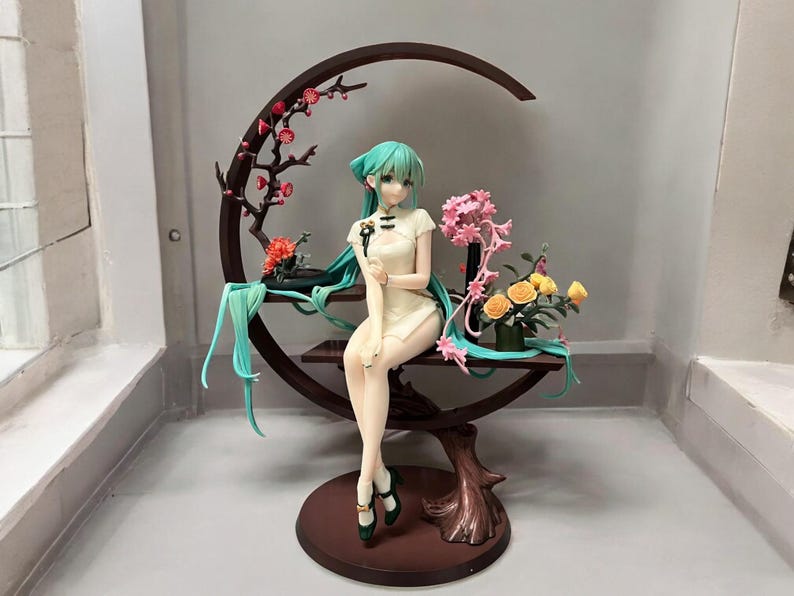 Kawaii Hatsune Miku anime figure Christmas ornament gift