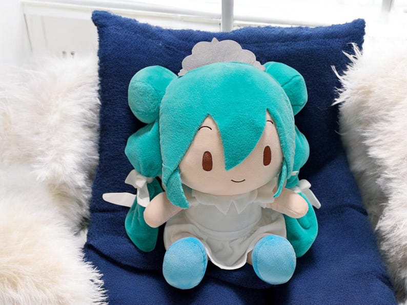 Big size Hatsune Miku plush toy cute anime stuffed doll