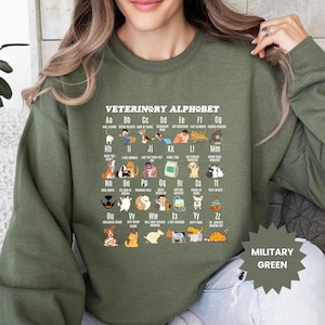 Veterinarian Sweatshirt, Veterinary Medicine Sweatshirt, Vet Tech Gift, Veterinary Technician, Vet School Tee, Vet Med Student