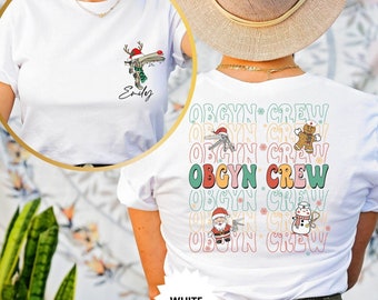 GYNED クリスマス Tシャツ、GYN クリスマス ベラ キャンバス Tシャツ