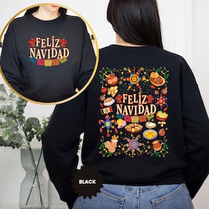Moletom Feliz Navidad, Moletom de Natal do México, Moletom Pan Dulce, Moletom Feliz Navidad Mexicana, Rosca Lover, Suéter Comida Mexicana