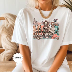 Western Mama Shirt, Western Mom Sweatshirt, Western Cow Shirt, Howdy Western T-shirt, Mothers Day Gift, Motherhood Tee, Mom Life Shirt