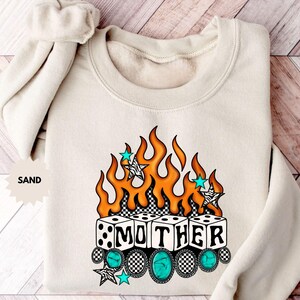 Western Mama Sweatshirt, Western Mom Hoodie,  Howdy Western Sweatshirt, Mothers Day Gift, Motherhood Sweater, Checkered Mom Sweatshirt