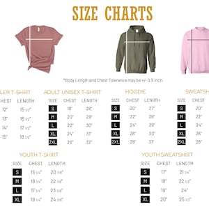 the size chart for a women's hoodie