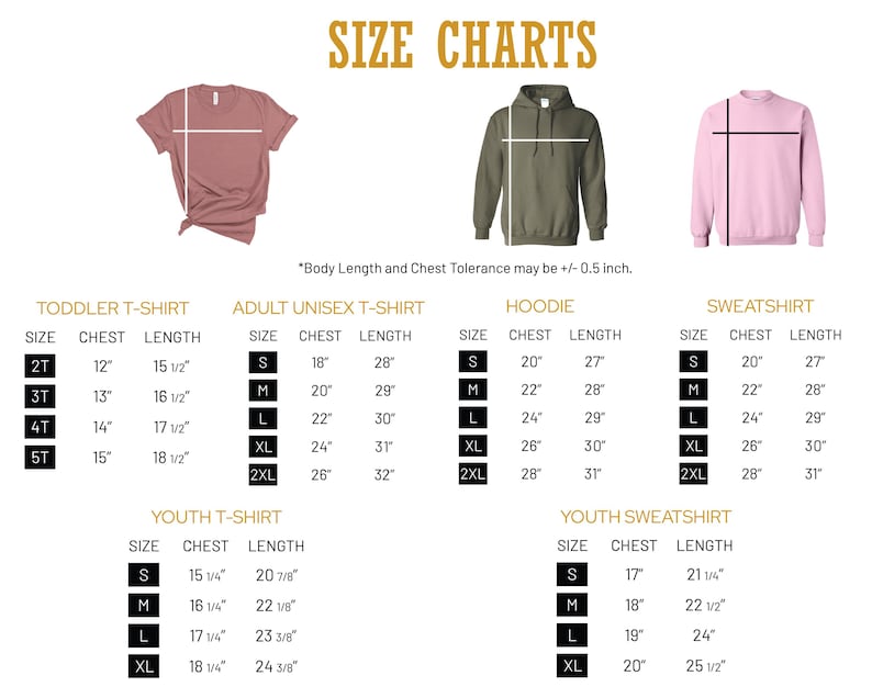 the size chart for a women's hoodie
