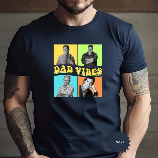 Vintage 90s Dad Vibes Shirt, Fathers Day Gift, Retro Funny Mens Shirt, Dad Tee, Unique Dad Gift, Dad Life Tshirt, New Dad Present