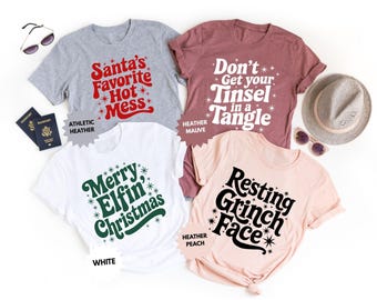 Lustiges Weihnachts-Spruch-Hemd, lustiges Feiertags-Zitat-T-Shirt, Weihnachtslieblings-T-Stück, sarkastisches Sweatshirt