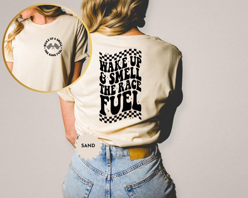 Racing Tshirt, Race Track T-shirt, Race Lover Gift, Checkered Flag Race