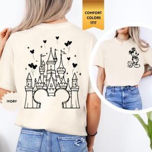Comfort Colors® The Happiest Place One Earth Shirt, Magical Castle Shirt, Mickey Castle Shirt, Disney Vacation Shirt, Magical Kingdom Shirt