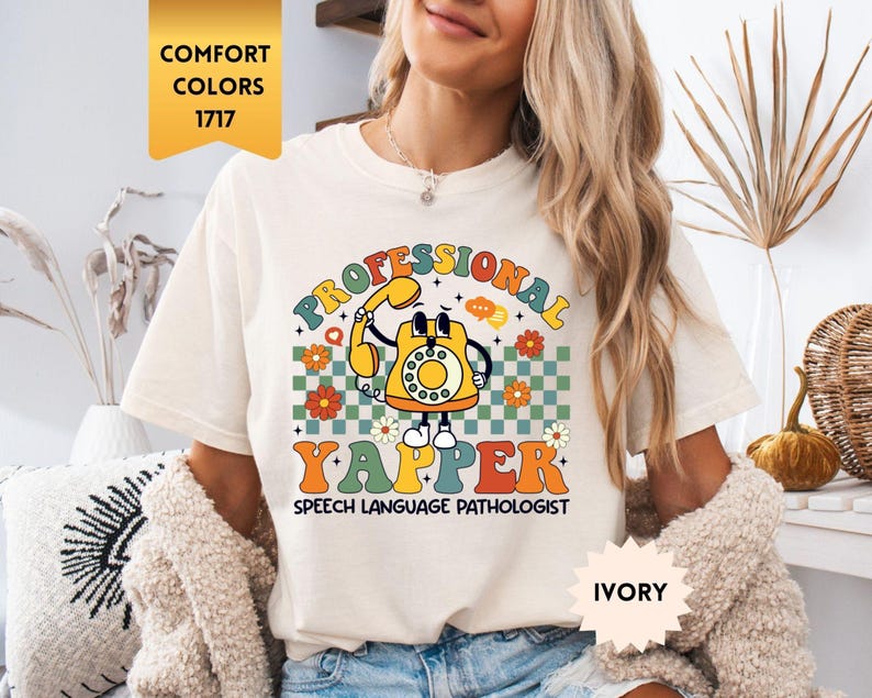 Comfort Colors® Speech Therapy Shirt, Speech Therapist T-shirt ...