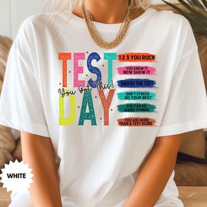 Teacher Test Day Shirt, Rock The Test Shirt, Test Day Shirt, Test Squad, State Testing Shirt, School Test Shirt, Teacher Appreciation Gift