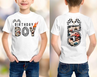 Camiseta de cumpleaños de Monster Truck, Camiseta de cumpleaños de Monster Truck para niño, Camiseta de cumpleaños familiar de camión, Camiseta de cumpleaños de Monster Truck personalizada, Cumpleaños de camión