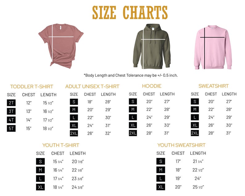 the size chart for a women's hoodie