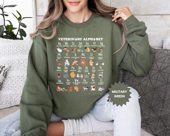 Veterinarian Sweatshirt, Veterinary Medicine Sweatshirt, Vet Tech Gift, Veterinary Technician, Vet School Tee, Vet Med Student