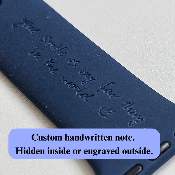 Handwritten note | apple watch band | compatible with 38/40/41/42/44/45/49mm | iWatch |