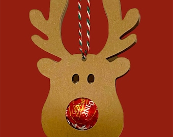 Rentier Schokolade Lindt Lindor Trüffel Ferrero Rocher Halter Weihnachtsbaum Dekoration SVG Digital Download