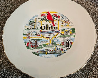 Collectible Ohio "Mother of Presidents" Plate