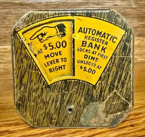 1920's REGISTER BANK ヴィンテージ 貯金箱