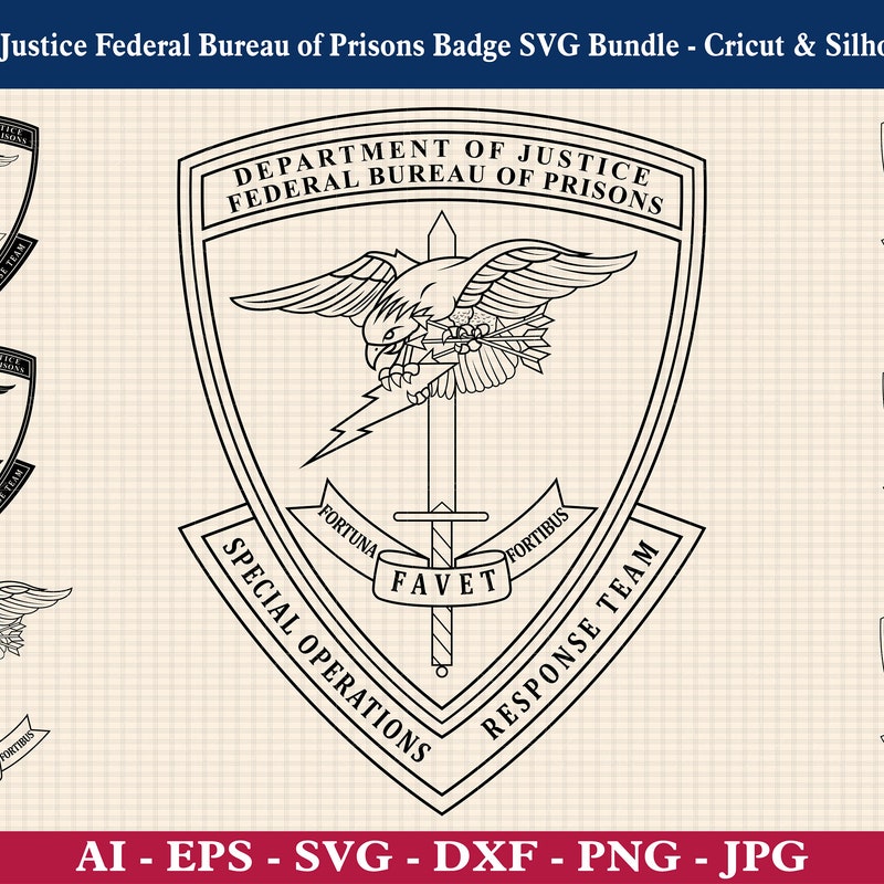 Federal Bureau of Prisons Badge - Etsy