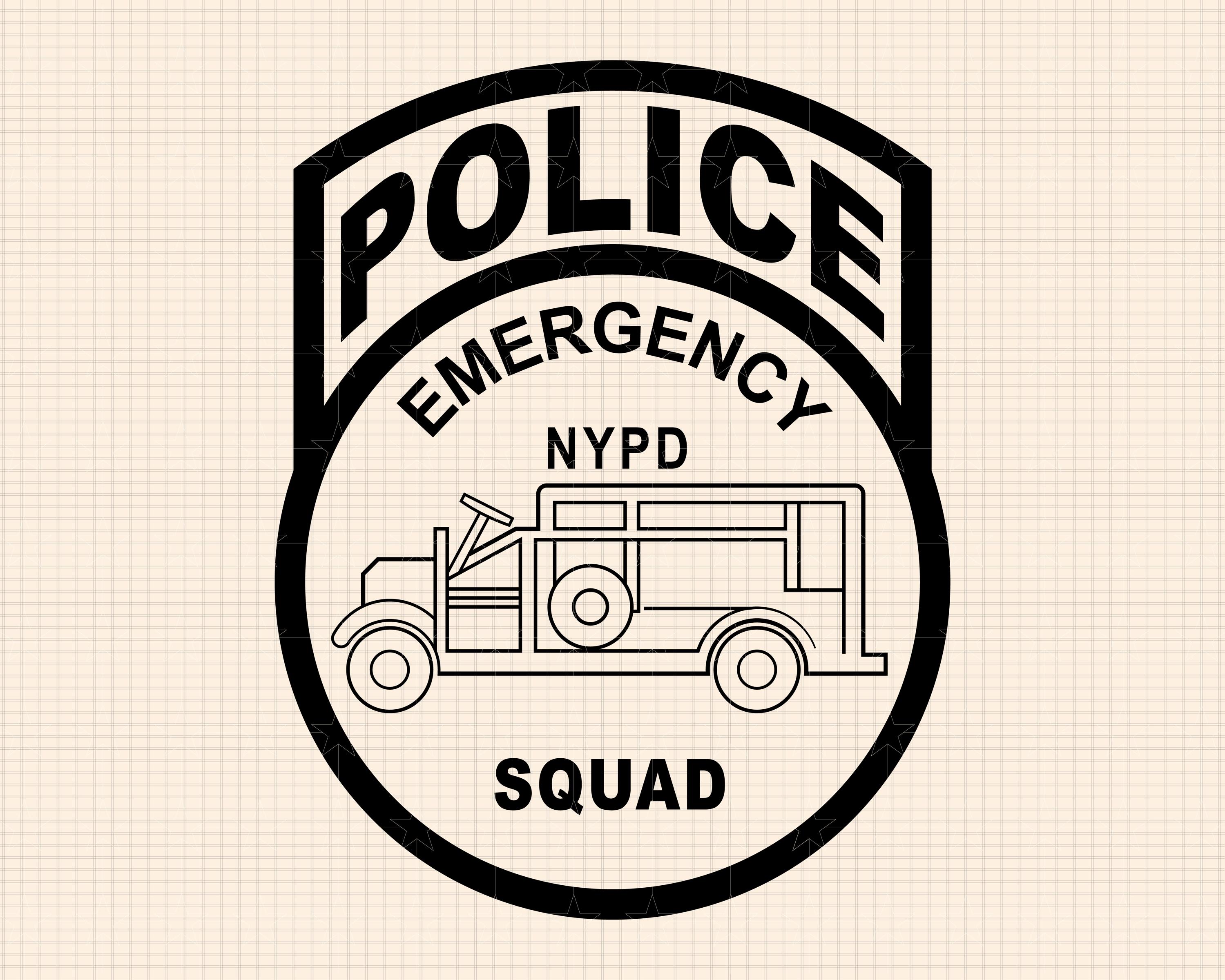 New York City Police Department Emergency Service Unit SVG Bundle
