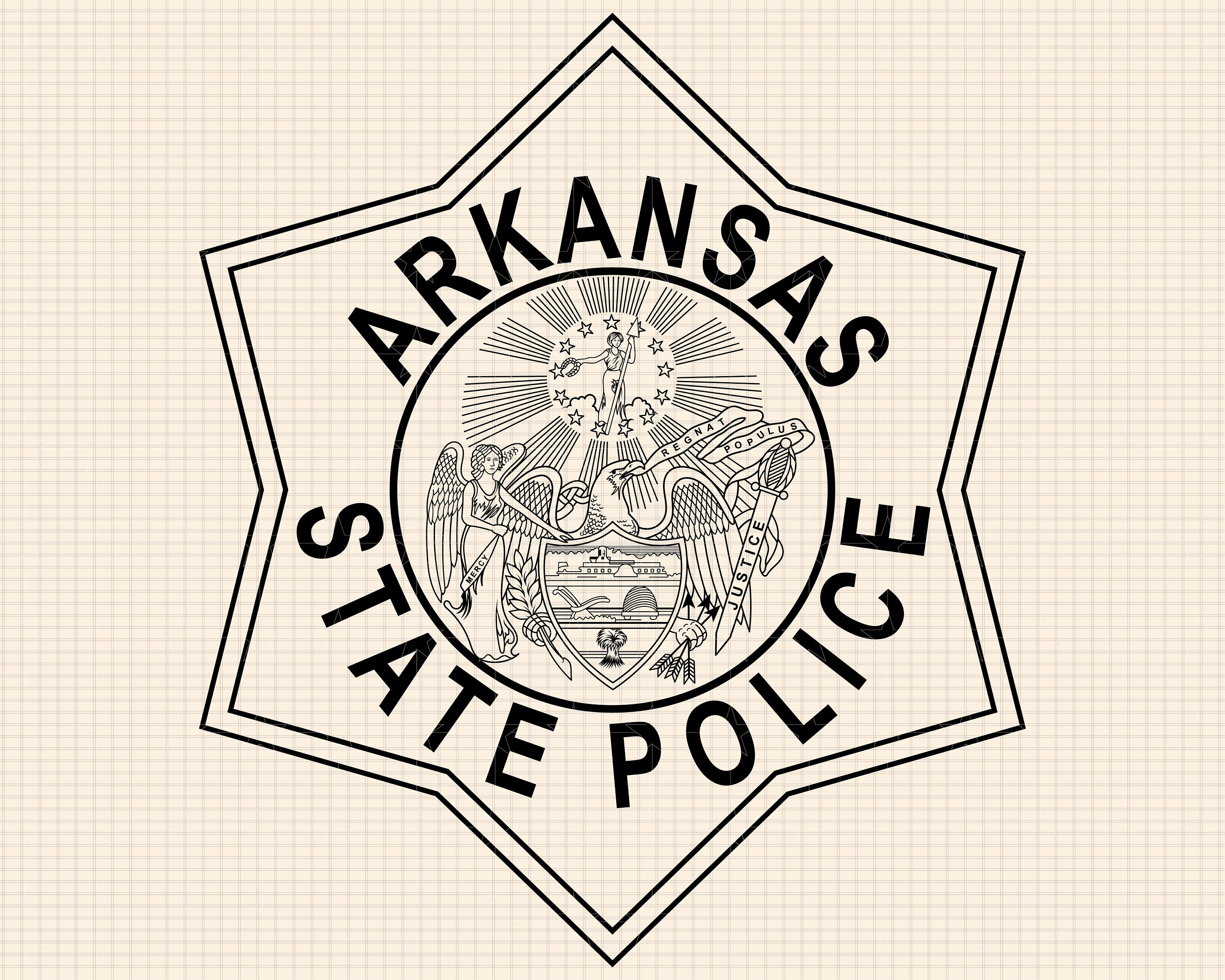 Arkansas State Police Logo Svg Bundle, Arkansas State Police Patch Svg