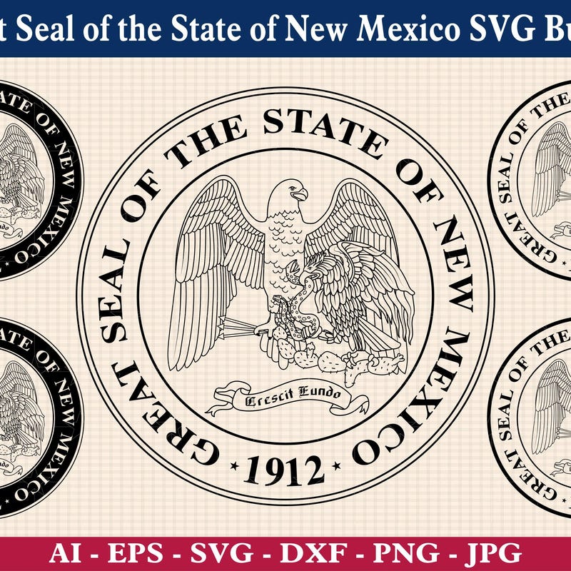 State Seal of New Mexico - Etsy UK