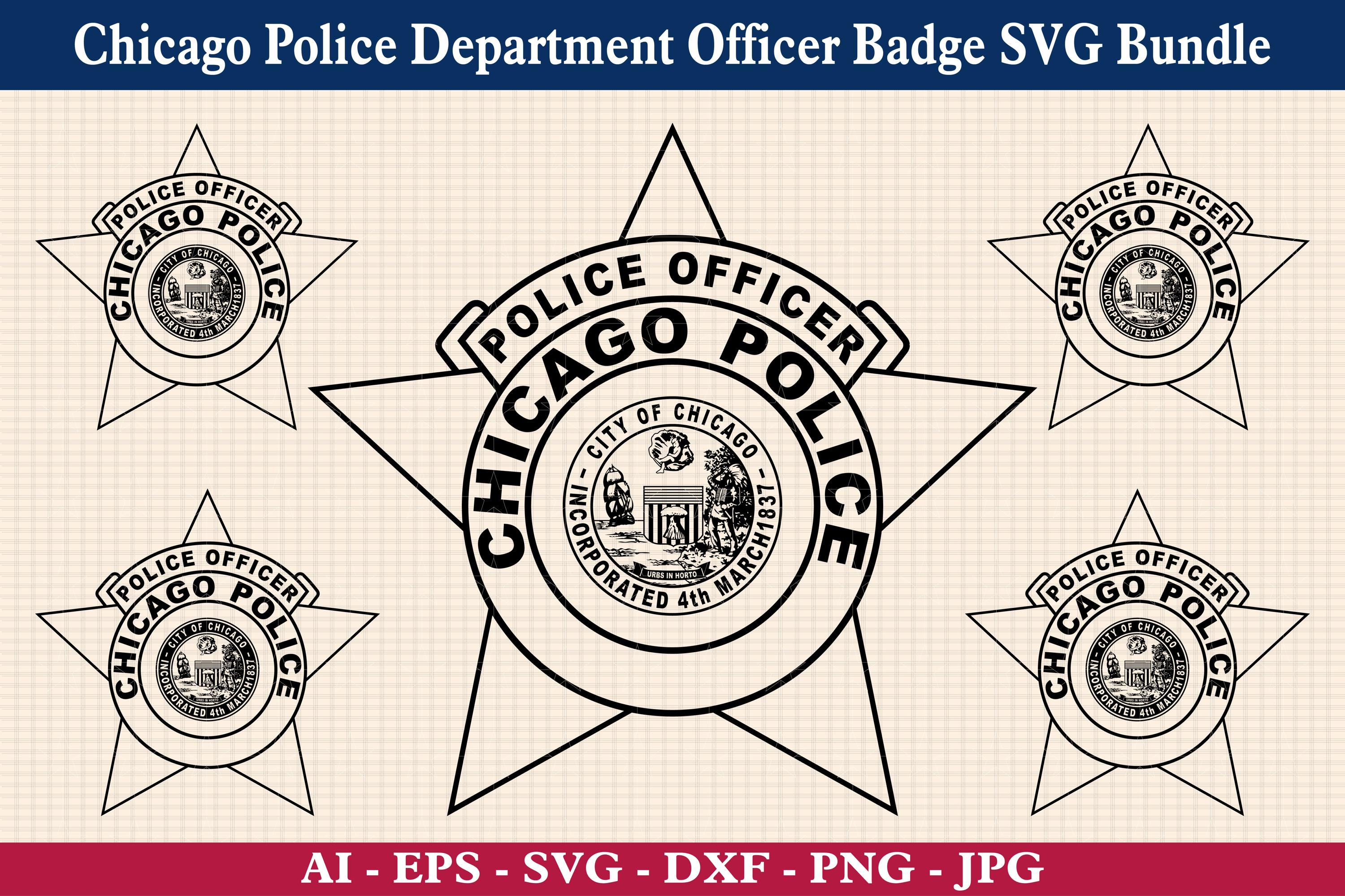Chicago pd badge - Etsy 日本