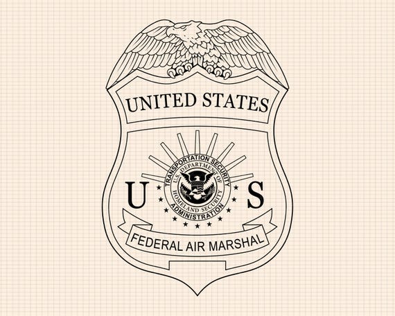 The Badge of the US Federal Air Marshal Service SVG Bundle