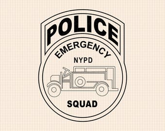 NYPD Emergency Service Unit SVG Bundle (cut Files) - Etsy