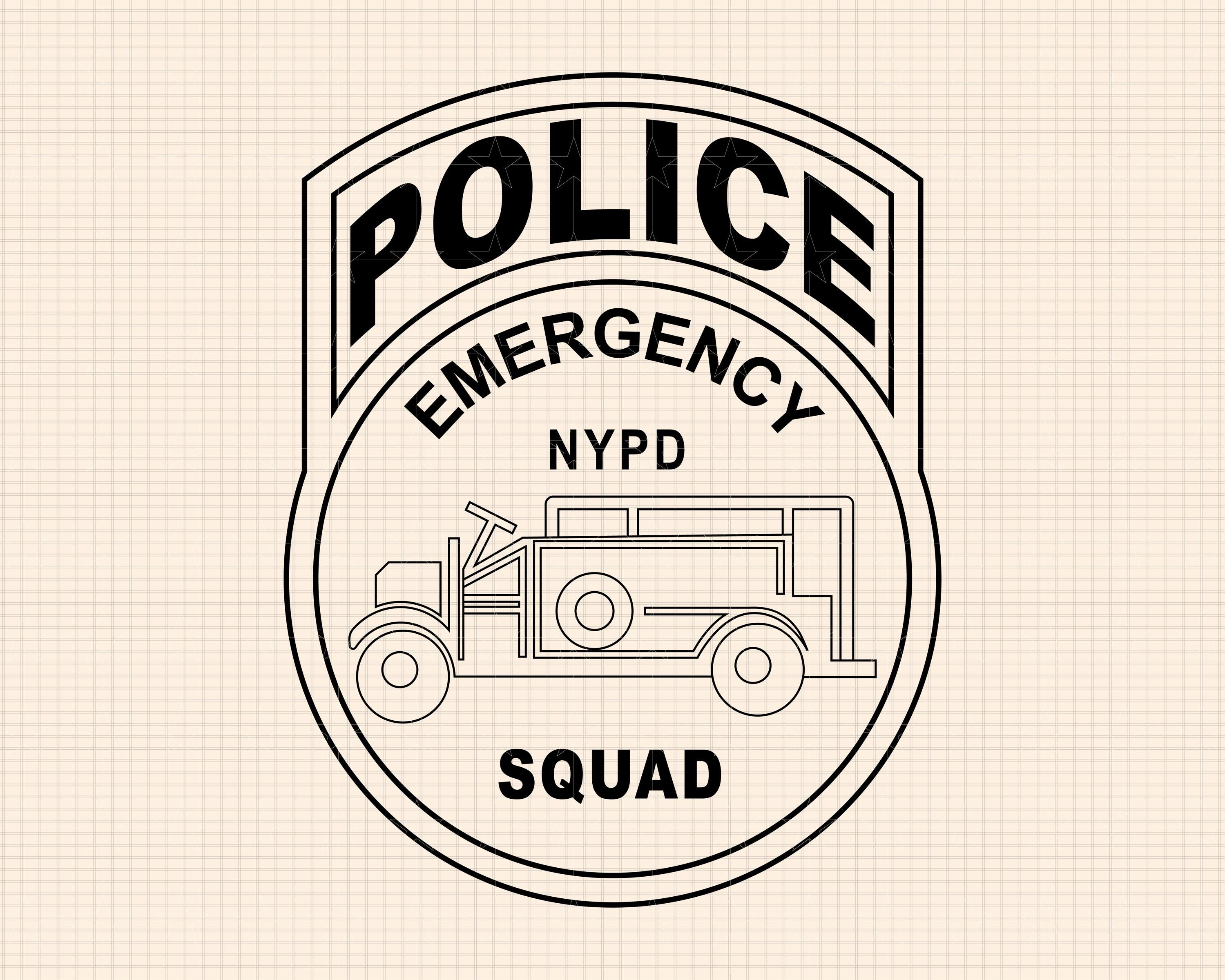NYPD Emergency Service Unit SVG Bundle (cut Files) - Etsy