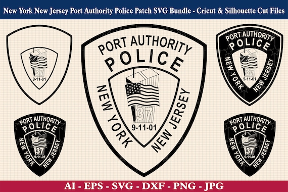 New York New Jersey Port Authority Police Patch SVG Bundle, NYNJ