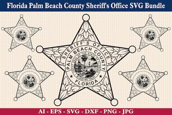 Florida Palm Beach County Sheriff's Office SVG Bundle, Florida