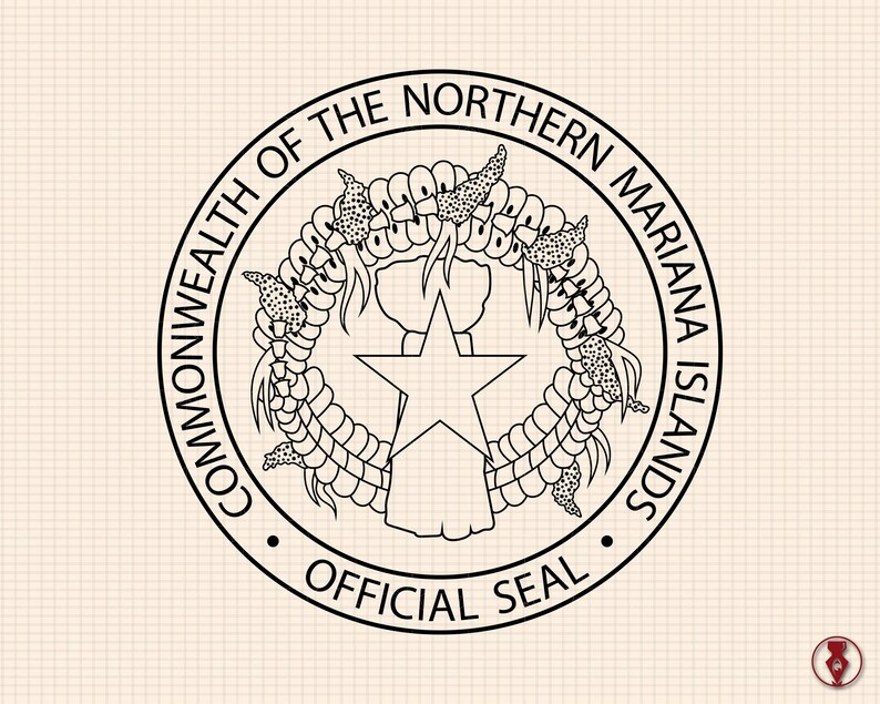 Northern Mariana Islands Seal SVG Bundle – Vintage Emblem Vector Files ...