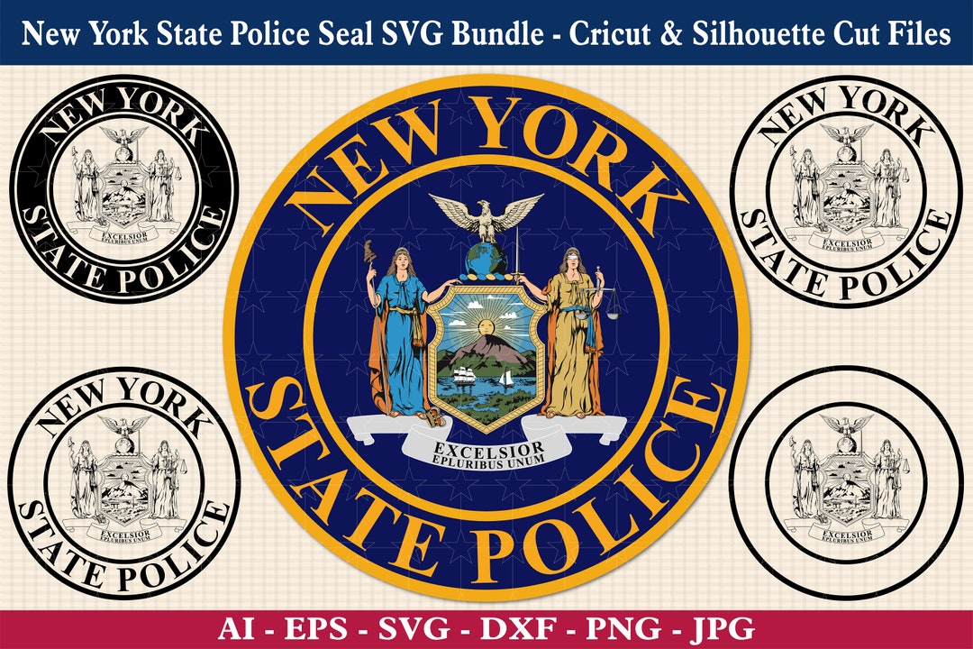 New York State Police Seal SVG Bundle, NYSP Logo Svg, New York State
