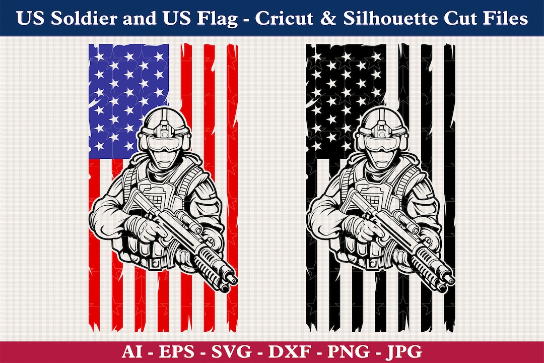 US Soldier Veteran Soldier Svg US Army Svg Military - Etsy