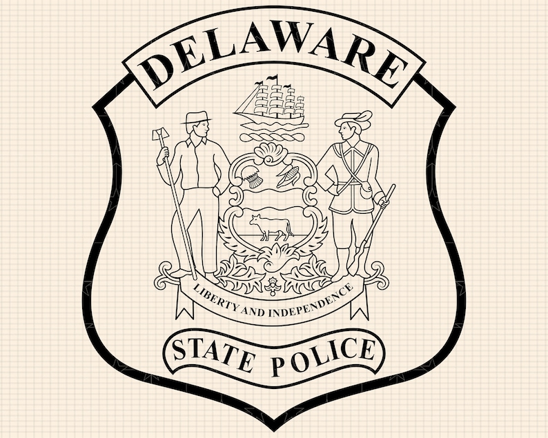 Delaware State Police Emblem SVG Bundle, DSP Logo (cut Files) - Etsy