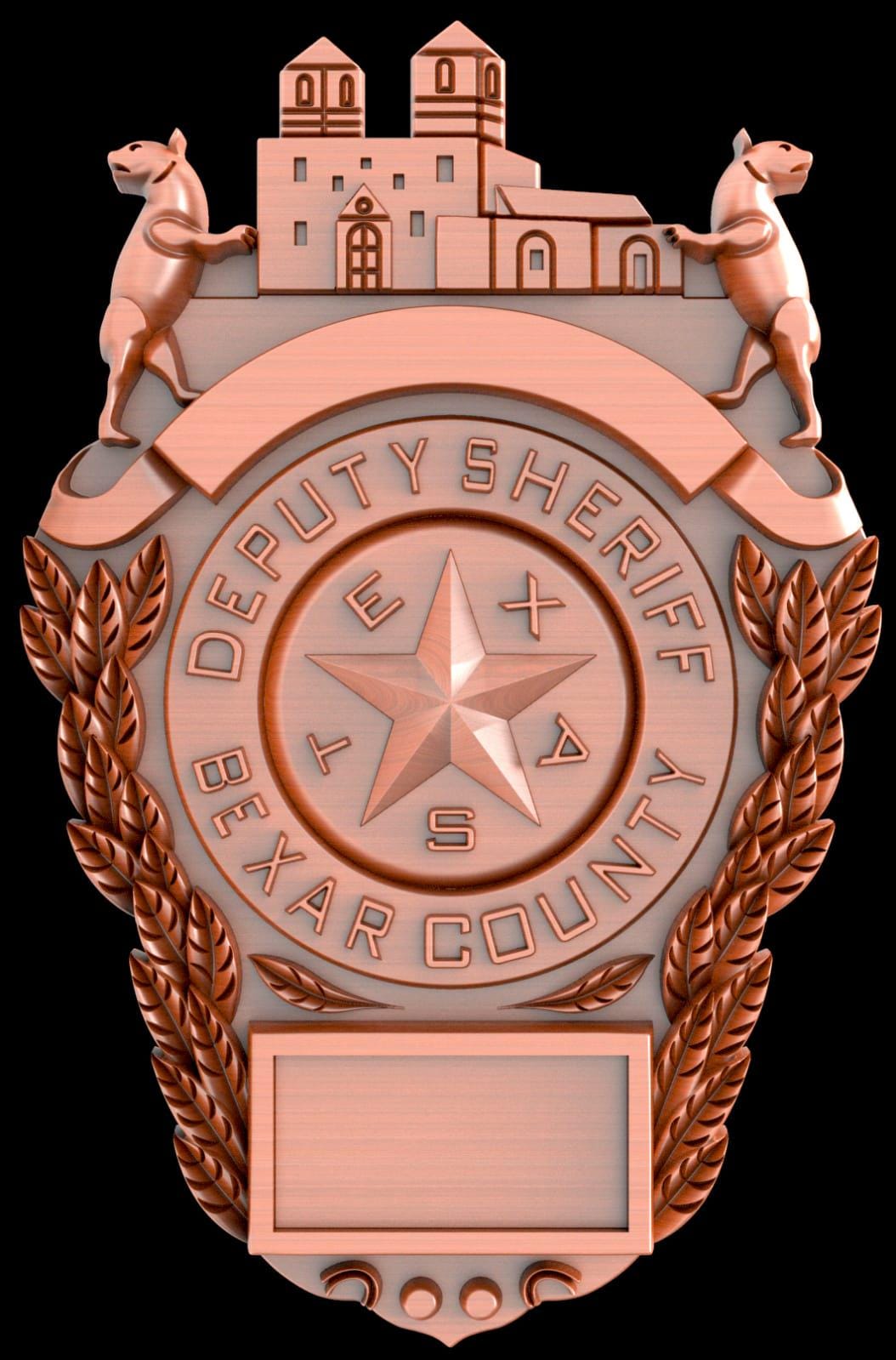 Bexar County Deputy Sheriff Badge 3D Model STL File - Etsy