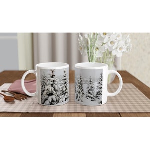 Snow Trees - 11oz Ceramic Mug