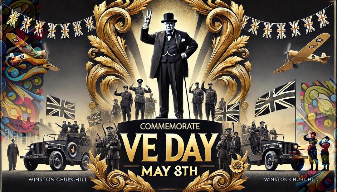 Commemorate VE Day churchill Etsy Commemorate VE Day churchill Etsy