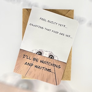 Grappige verjaardagskaart hond Verjaardagskaart hond Verjaardagskaart hondenliefhebber humoristische verjaardagskaart Cadeau voor hond Mad Friend Cadeau voor hondenliefhebber