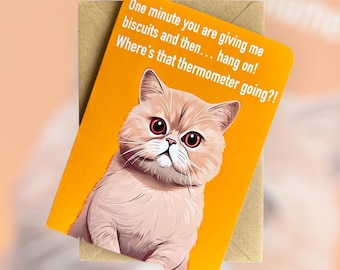 Funny Cat Birthday Card Cat Vet Visit Card Cat Birthday Card Birthday Card For Cat Lover Funny Birthday Card Meme Cat Birthday Card
