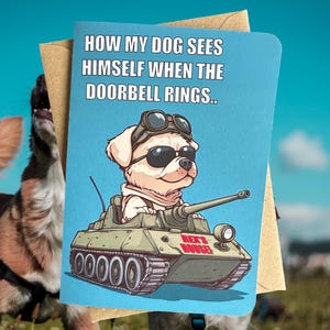 Funny Dog Birthday Card Funny Birthday Card Dog Lover Birthday Card Gift for Dog Lover Gift for Friend Gift for Dog Walker