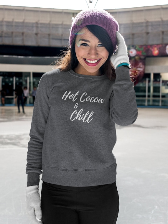 Cute Sweatshirts Funny Crewneck Comfortable Sweater Cozy Sweatshirt  Minimalist Sweater Winter Women Retro Sweatshirt Cute Crewneck