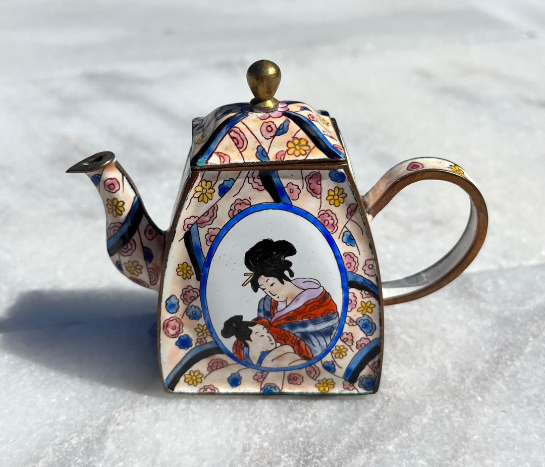 Vintage Kelvin Chen Miniature Teapot, Signed and Numbered Etsy