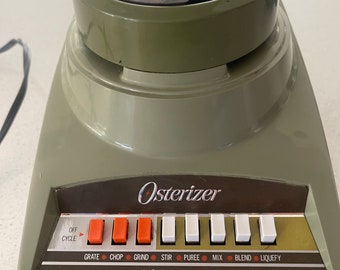 Vintage Osterizer Blender Avocado Green
